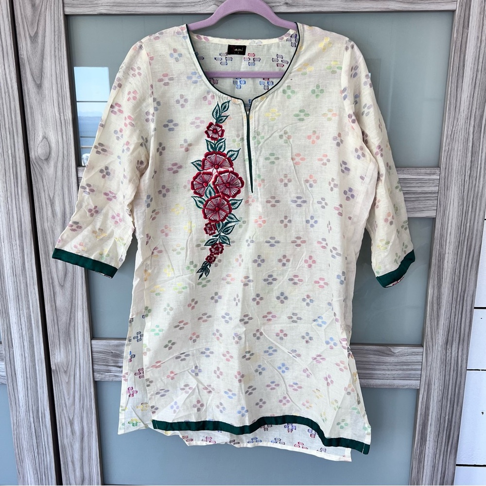 Embroidered Tunic !Asian top